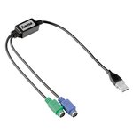 Cavo adattatore USB a 2 prese PS/2
