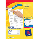 Etichette bianche ecologiche QuickPeel™ per indirizzi 