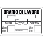 Cartelli segnaletici in alluminio