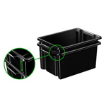 Contenitori in materiale riciclato