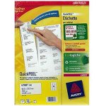 Etichette bianche ecologiche QuickPeel™ per indirizzi 