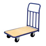 Carrello con pianale in legno