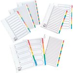 Indici con tasti multicolore 5 Star