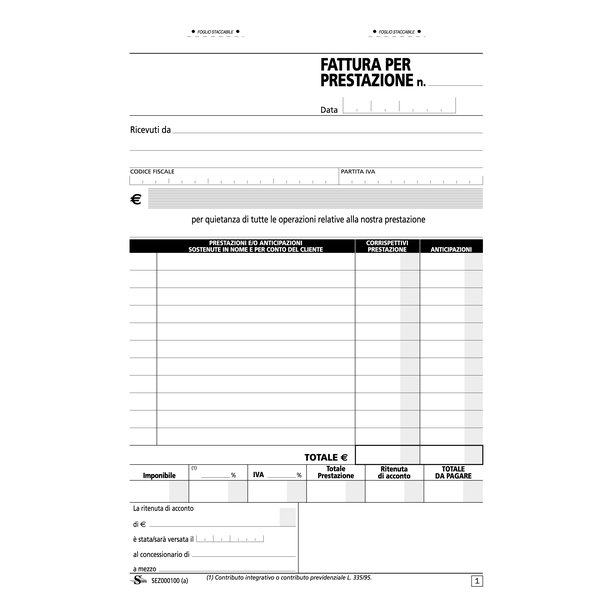 LIBRO FATTURE DUPLICATO PERSONALIZZATO A5 - SET 50 - STAMPA PAD - Foto 6