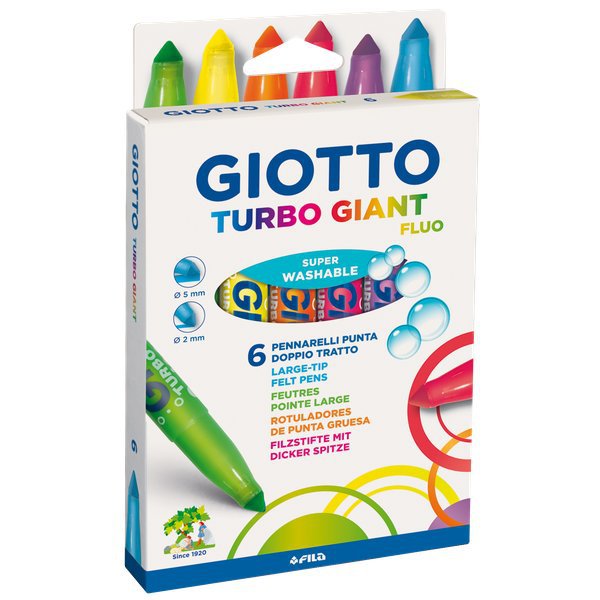 Pennarelli superlavabili Giotto Turbo