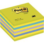 Cubi di foglietti di Post-it  colorati e giallo Canary 