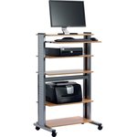 Carrello multifunzione a 6 piani regolabili