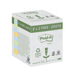 Foglietti Post-it  Notes in carta riciclata pastello Value Pack