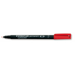 Pennarello Lumocolor Permanent 318 - punta 0,6mm - rosso  - Staedtler