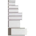 Portaetichette adesivo Ies A1 - 24x63 mm - grigio - Sei Rota - conf. 10 pezzi