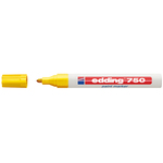 Marcatore permanente a vernice 750 - punta da 2,0 a 4,0mm - giallo - Edding