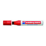 Marcatore permanente Edding 850 - punta 5,0-16,0mm - rosso - Edding