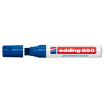 Marcatore permanente Edding 850  - punta da 5,0-16,0mm - blu - Edding