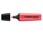 Evidenziatore Stabilo Boss Original - punta a scalpello - tratto 2,0mm-5,0mm - rosso - Stabilo