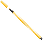 Pennarello Pen 68  - punta 1,00mm - giallo - Stabilo - conf. 10 pezzi