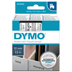 Nastro D1 450100 - 12 mm x 7 mt - nero/trasparente - Dymo