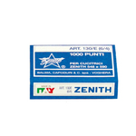 Punti Zenith 130/E - 6/4 - acciaio naturale - scatola da 1000 punti