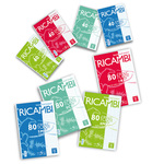 Ricambi forati Quaxima - A4 - quadretto 4mm - 40 fogli - 80gr - Pigna