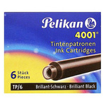 Cartucce inchiostro 4001 (TP/6) -  lunghezza 39mm - nero - Pelikan  - conf. 6 pezzi