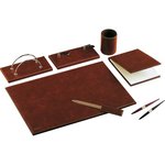 Set da scrivania classico in similpelle