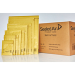 Busta imbottita Mail Lite® Gold - formato B (12x21 cm) - avana - Sealed Air - conf. 10 pezzi
