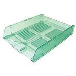 Vaschetta portacorrispondenza TR25310 - 26x34x6 cm - verde trasparente - Arda