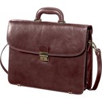 Borsa in pelle fiore dorso doppio “Classic”