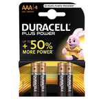 Pile Mini Stilo AAA Plus MN2400 - Duracell - blister 4 pezzi