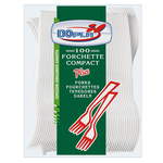 Forchette Compact Plus - monouso - polistirene - Dopla - conf. 100 pezzi
