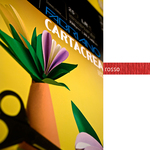 Cartoncino CartaCrea - 35x50cm - 220gr - rosso 109 - Fabriano - blister 10 fogli