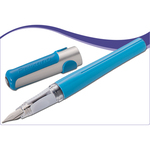 Penna stilografica ricaricabile Pelikano - punta fine - fusto blu - Pelikan
