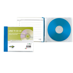 Porta CD/DVD personalizzabile Uno Ti CD - 10 tasche - 125x120 mm - Sei Rota