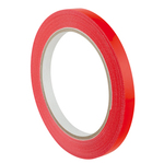 Nastro adesivo PVC 350 - 9 mm - rosso - Eurocel - rotolo da 66 mt