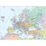 Carta geografica murale fisica e politica EUROPA