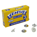 Puntine Astra n.3 - acciaio lucido - Leone - conf. 100 pezzi