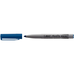 Marcatori permanente Marking a base d\alcool - punta pocket tonda 1,10mm - blu - Bic - conf. 12 pezzi