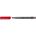 Marcatori permanente Marking a base d\alcool - punta pocket tonda 1,10mm - rosso - Bic - conf. 12 pezzi