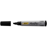 Marcatori permanente Marking a base d\alcool - punta scalpello  3,70-5,50mm - nero - Bic - conf. 12 pezzi