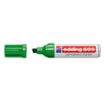 Marcatore permanente Edding 500 - punta da 2,00-7,00mm - verde - Edding