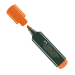 Evidenziatore Textliner 48 -  punta di 3 differenti larghezze: 5,0-3,0-1,0mm - arancio - Faber Castell