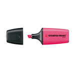 Evidenziatore Boss Mini - punta a scalpello -  tratto 2,0-5,0mm - rosa - Stabilo