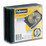 Custodia per CD singolo Jewel Case - base nera - pack 5 pezzi