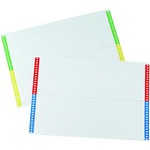 Cartoncini per cartelle sospese - cassetto - 28 cartoncini per foglio - 31 cm - Bertesi - conf. 10 fogli