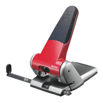 Perforatore 5180 - passo 8 cm - massimo 65 fogli - 2 fori - rosso - Leitz