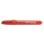 Marcatore permanente Redimark - punta a scalpello - tratto 6,50mm - rosso - Tratto -