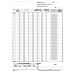 Registro prima nota Iva corrispettivi - 25/25 fogli autoricalcanti - 29,7 x 23cm - Edipro