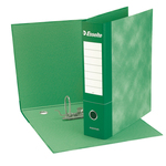 Registratore Essentials G75 - dorso 8 cm - protocollo 23x33 cm - verde - Esselte