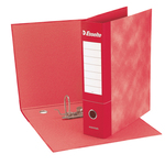 Registratore Essentials G75 - dorso 8 cm - protocollo 23x33 cm - rosso - Esselte