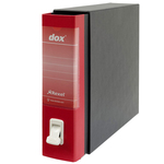 Registratore Dox 2 - dorso 8 cm - protocollo 23x34 cm - rosso - Esselte