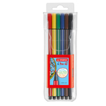 Evidenziatore Pen 68 - 6 colori neon - Stabilo - busta 6 evidenziatori